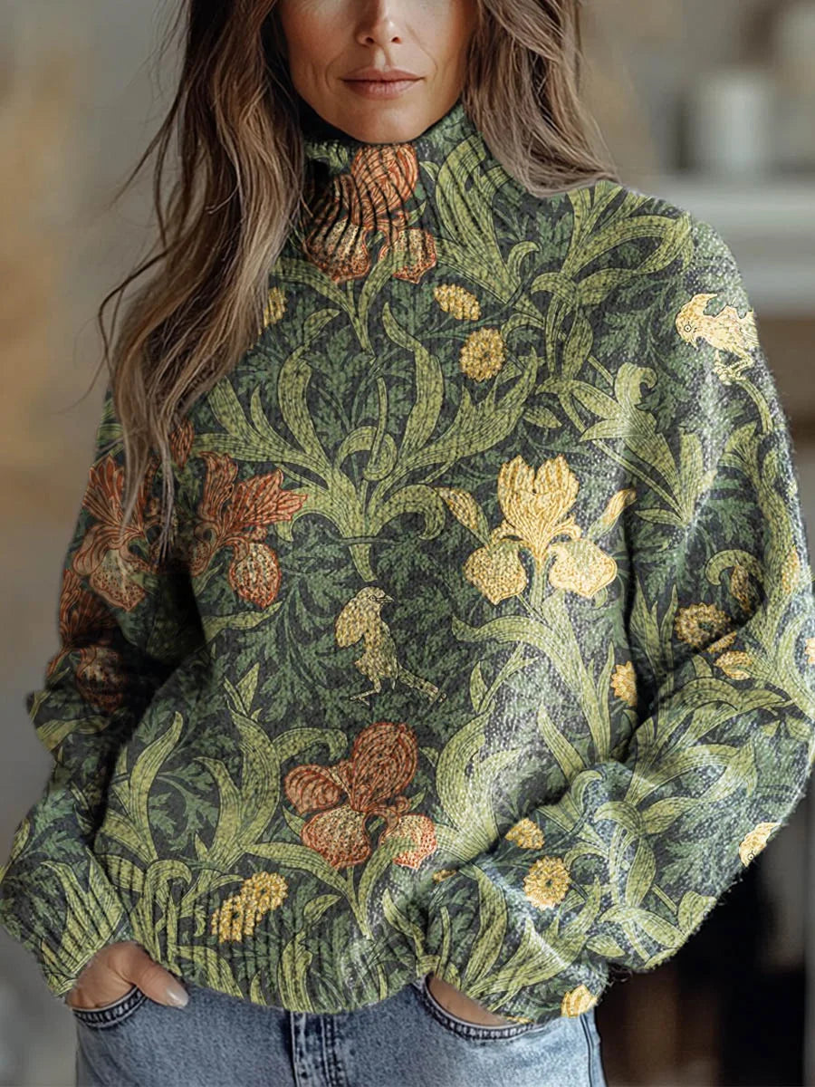 Elle | Cozy Autumn Radiance Turtleneck Sweater