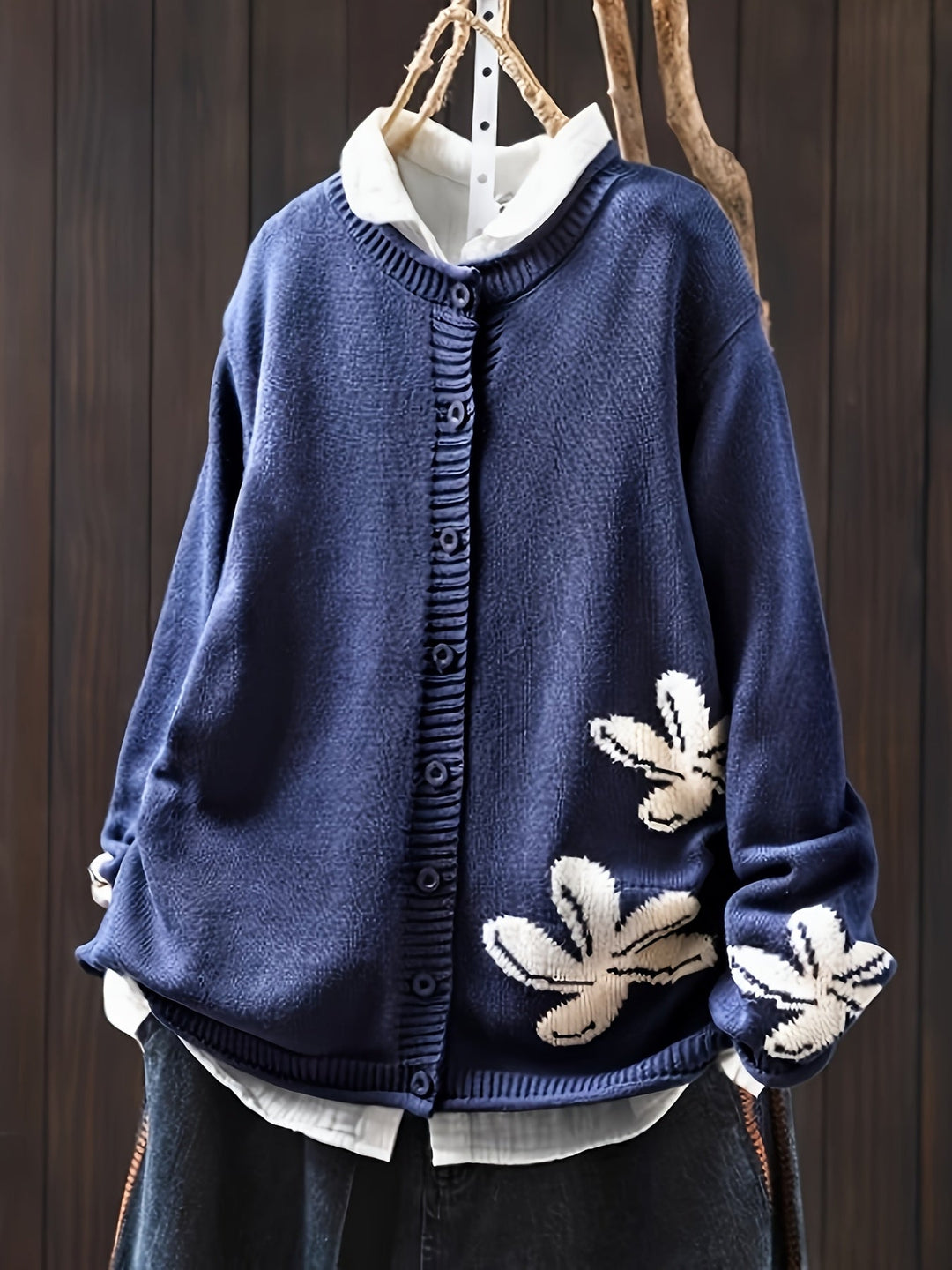 ELLE | FLORAL KNIT