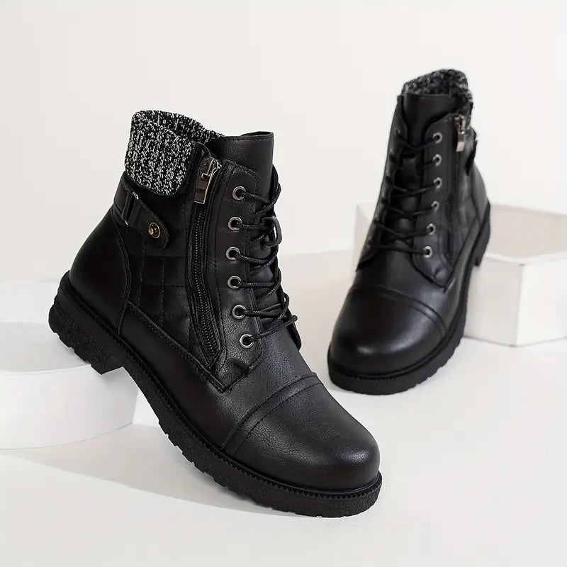 Sofie - Chic and Cozy Leather Boots