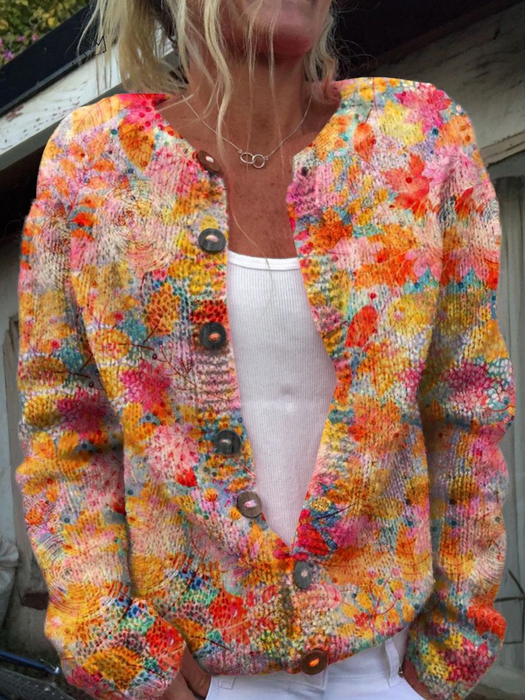 Luna | Floral Print Cardigan