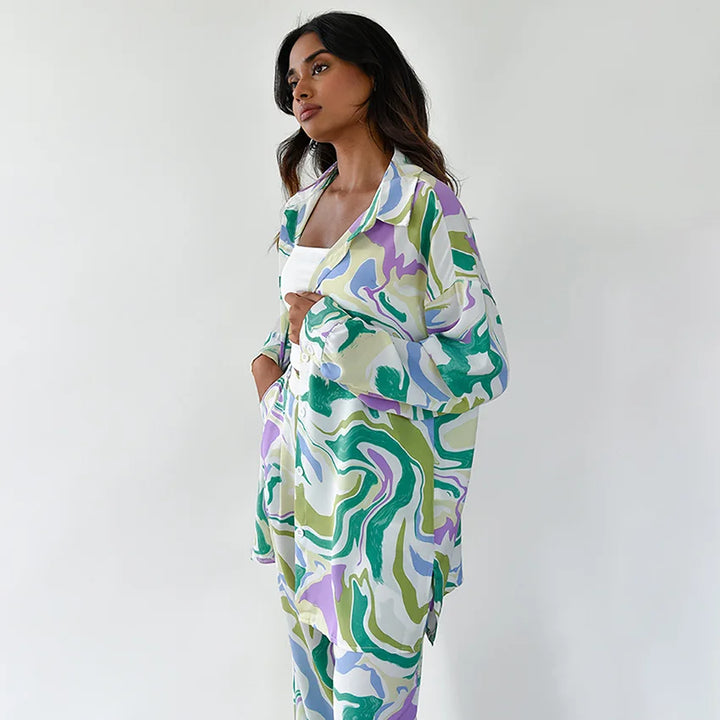 Maya™ - Trendy Vibrant Co-ord Set