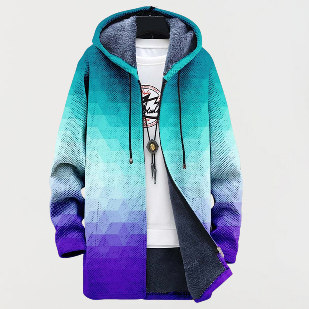 Ava | Gradient Hexagon Cardigan