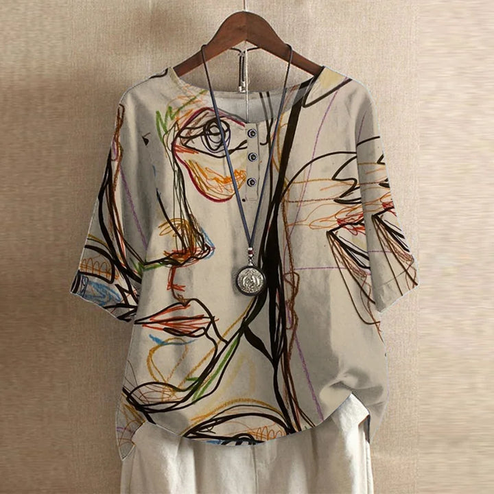 Anya™ | Vintage-Style Blouse
