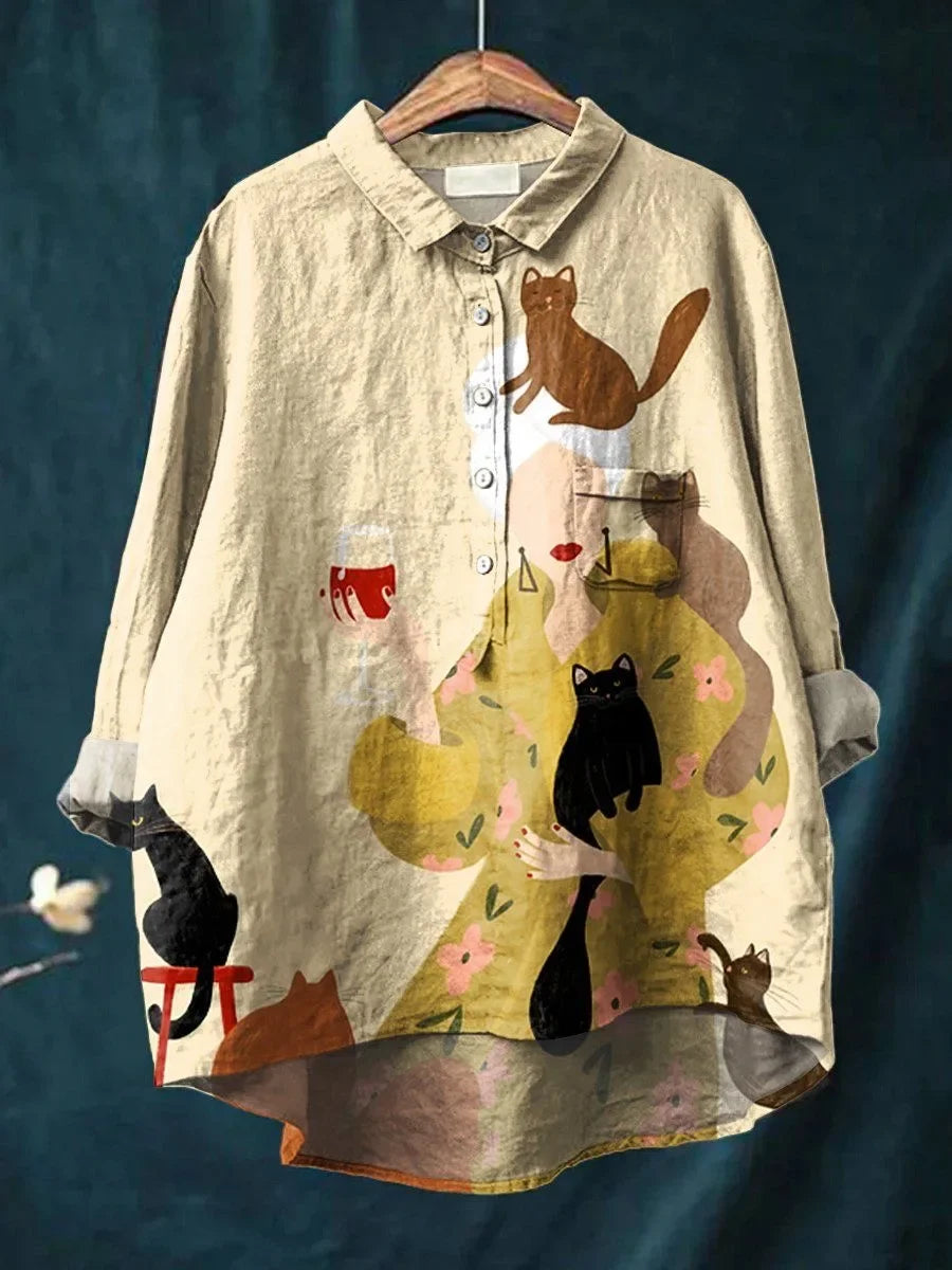Elle | Stylish Shirt with Creative Design