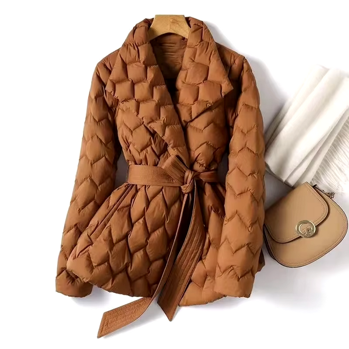 Lisa | Quilted Belted Jacket