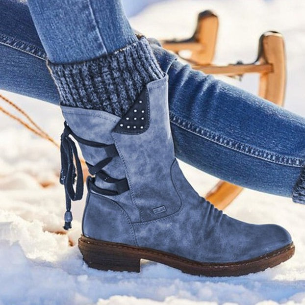 Erika - Stylish Mid-Calf Booties