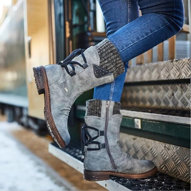 Erika - Stylish Mid-Calf Booties