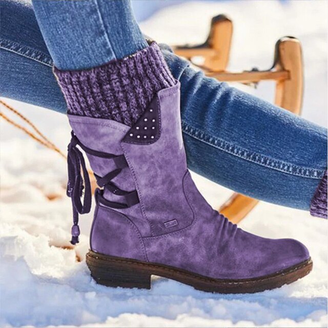 Erika - Stylish Mid-Calf Booties