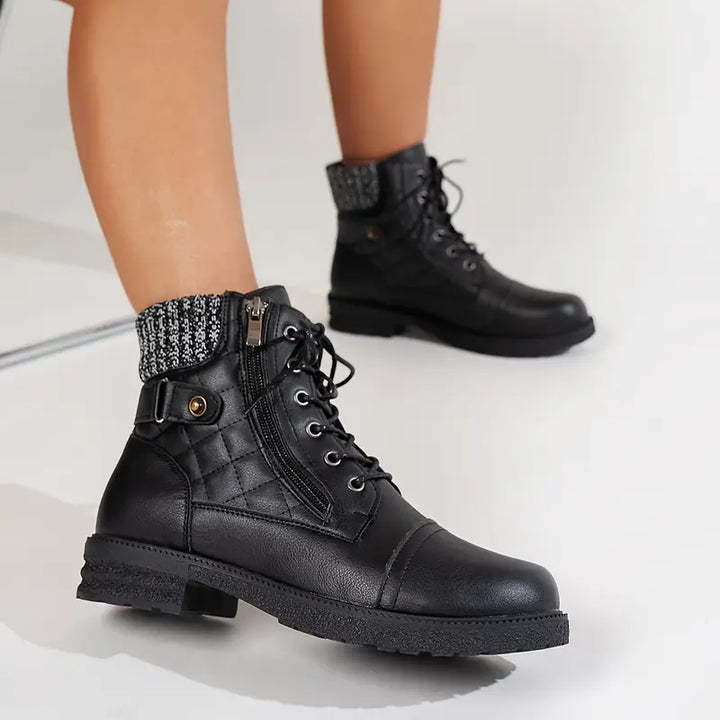Sofie - Chic and Cozy Leather Boots
