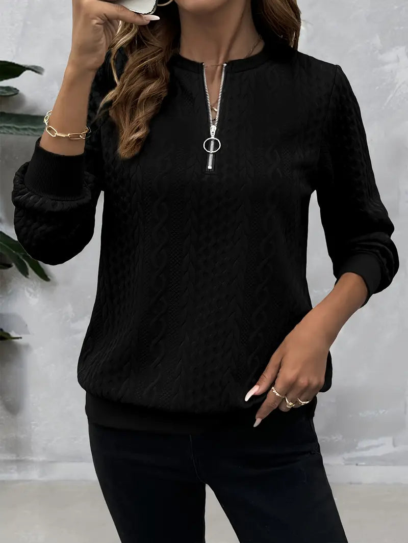 Morgan - Elegant Zip-Up Sweater For Comfort And Style