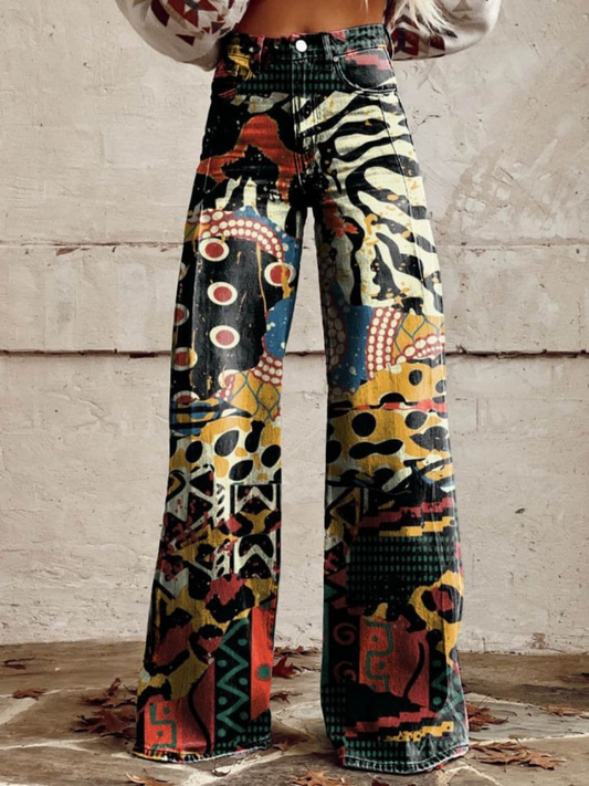 Lila™ - Chic Vibrant Wide Leg Trousers
