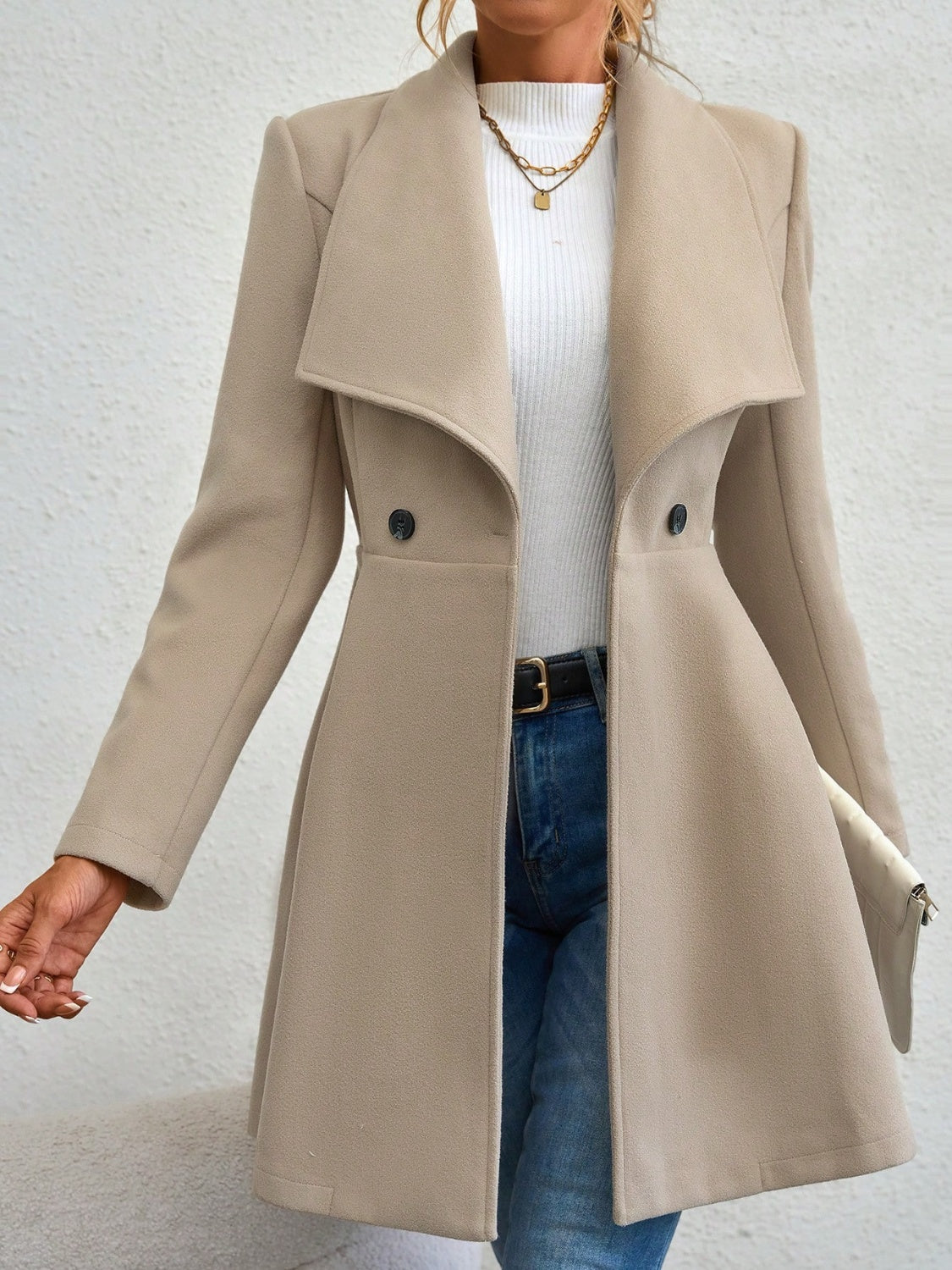 Ella™ - Elegant Button-Up Coat