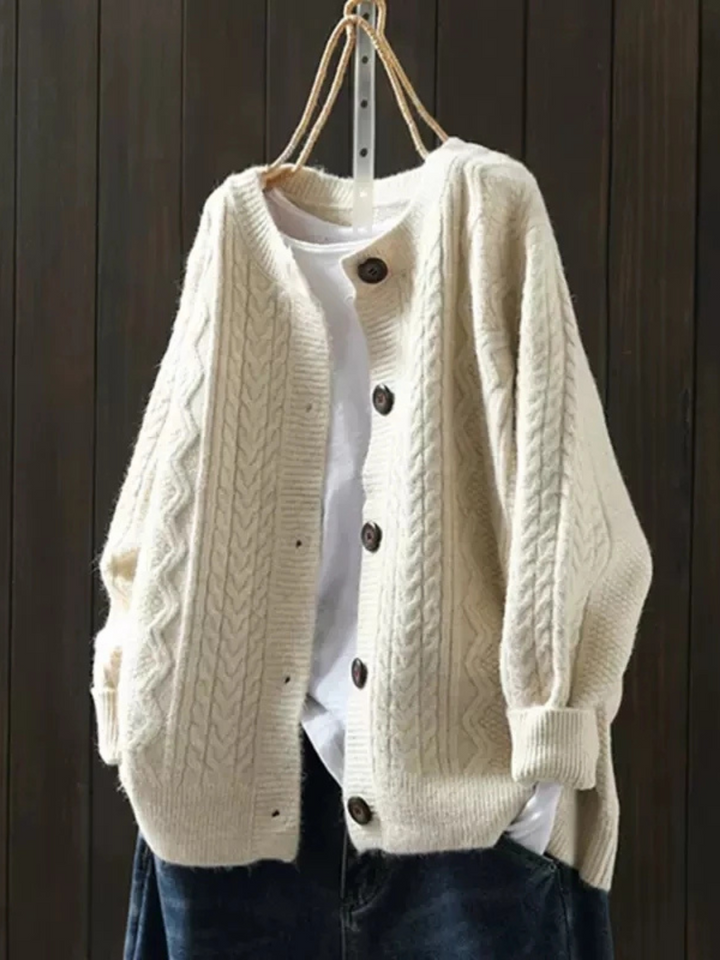 ELLE | CABLE CARDIGAN