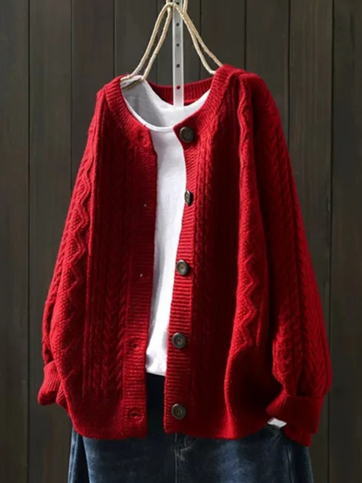 ELLE | CABLE CARDIGAN