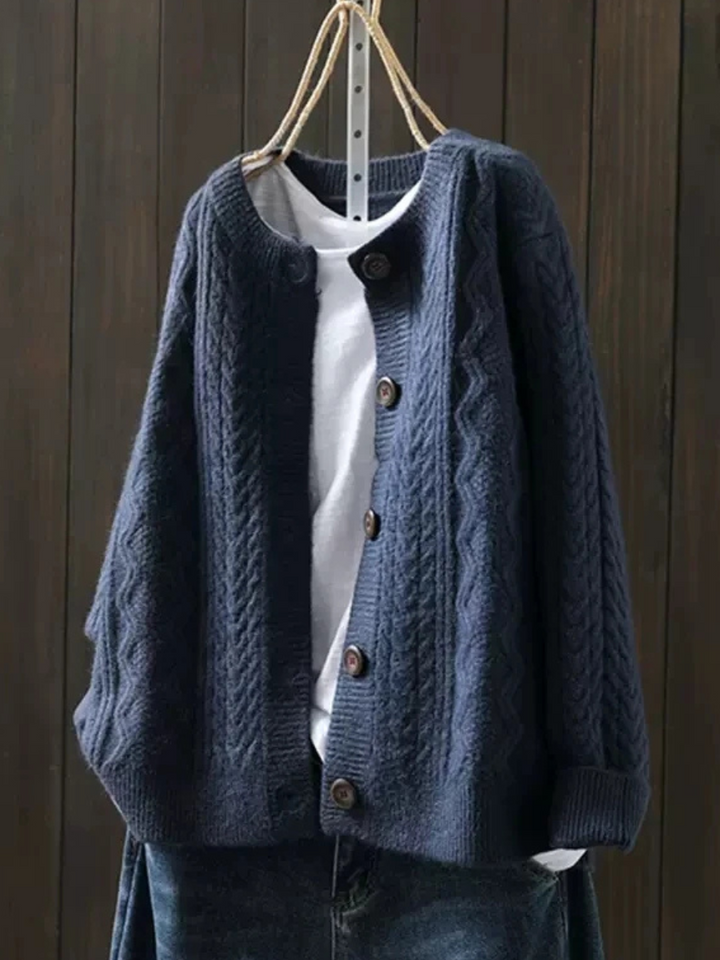 ELLE | CABLE CARDIGAN
