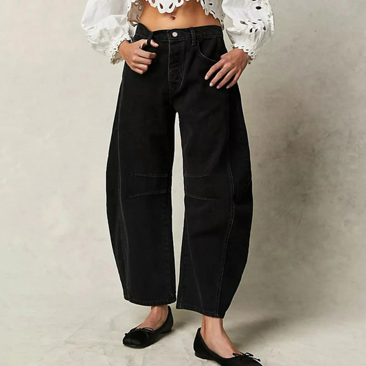 Emma™ - Relaxed Fit Wide Leg Jeans