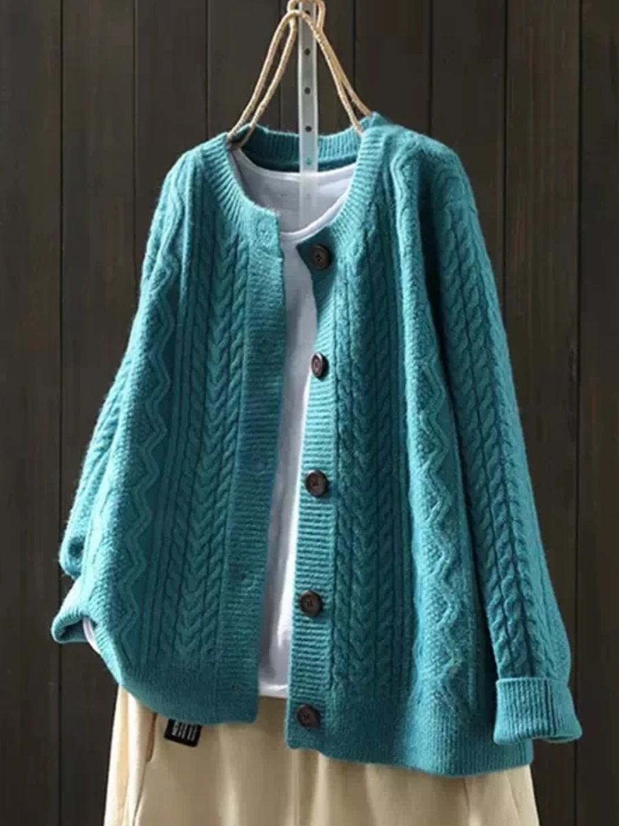 ELLE | CABLE CARDIGAN
