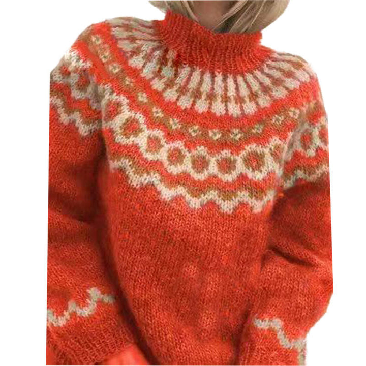 Thelma | Stylish Contrast Panel Sweater