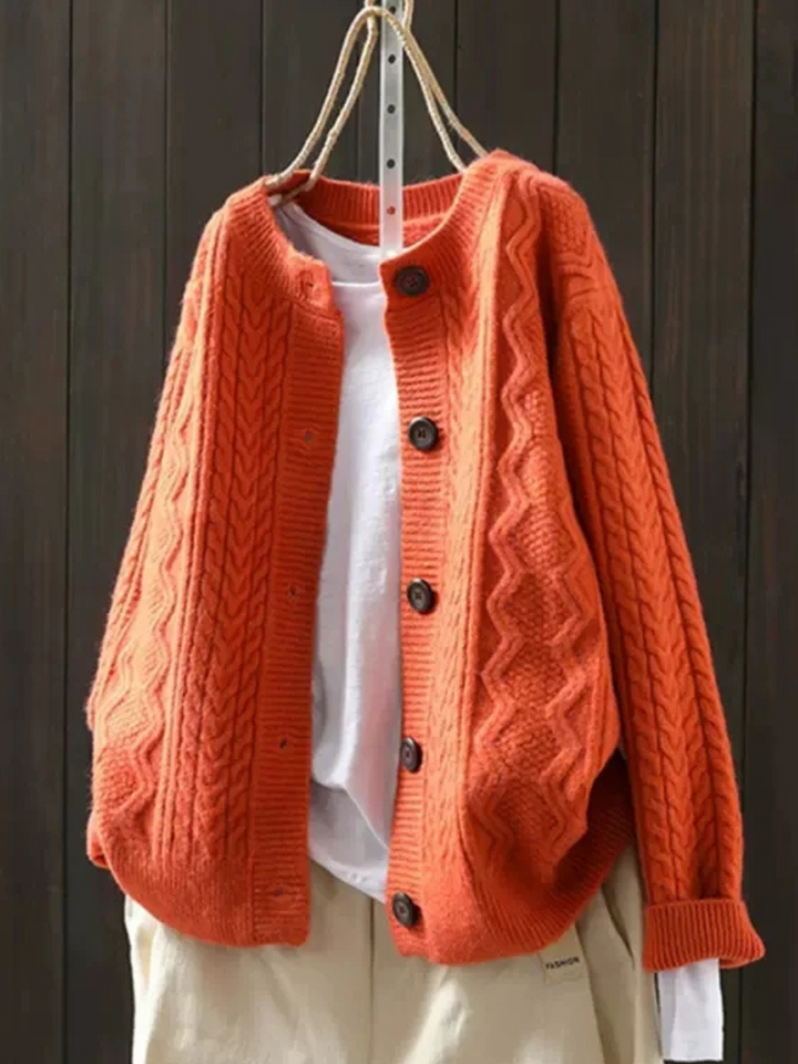 ELLE | CABLE CARDIGAN