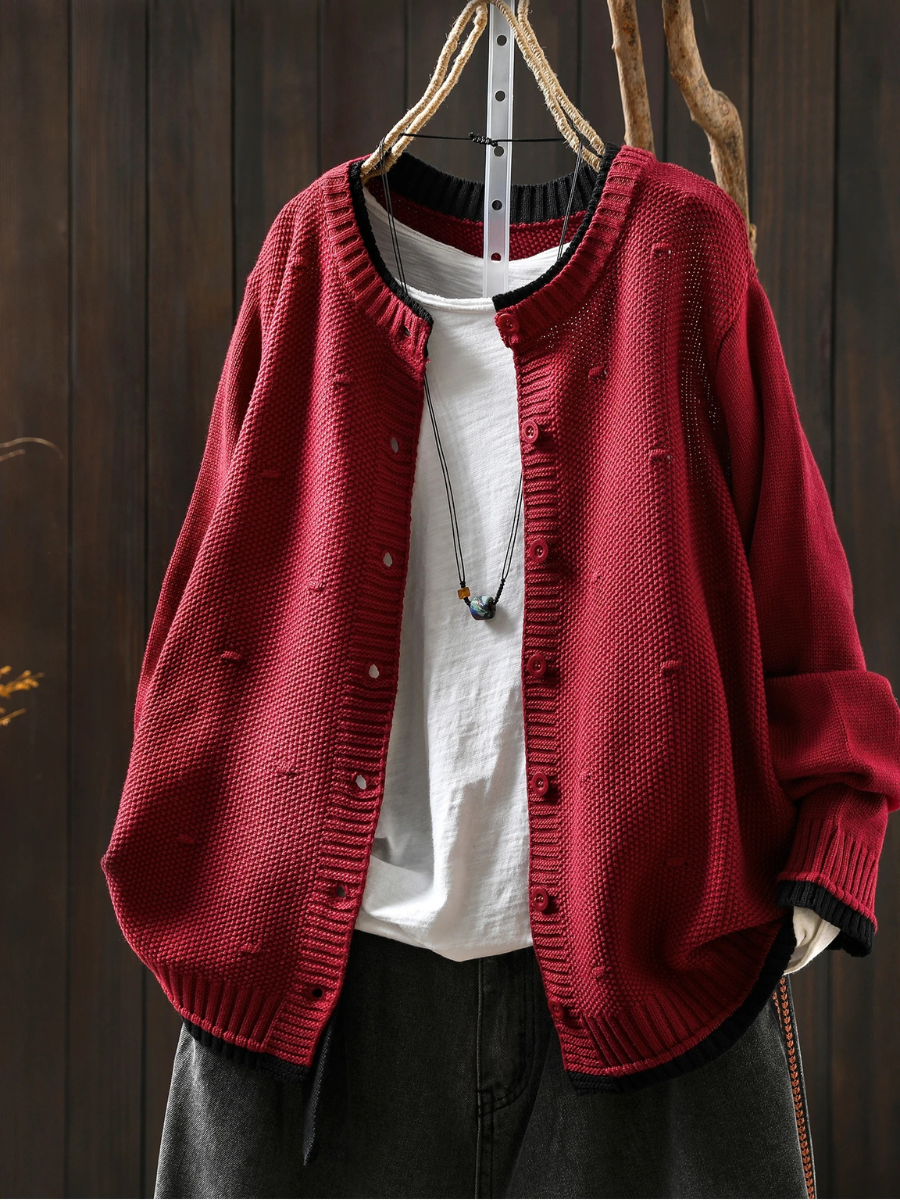 ELLE | TEXTURED CARDIGAN