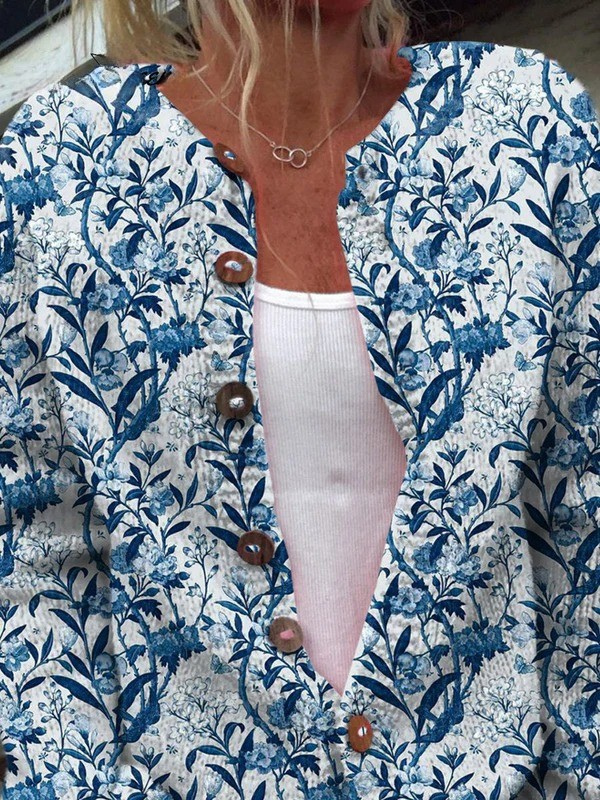 Emma | Floral Print Cardigan