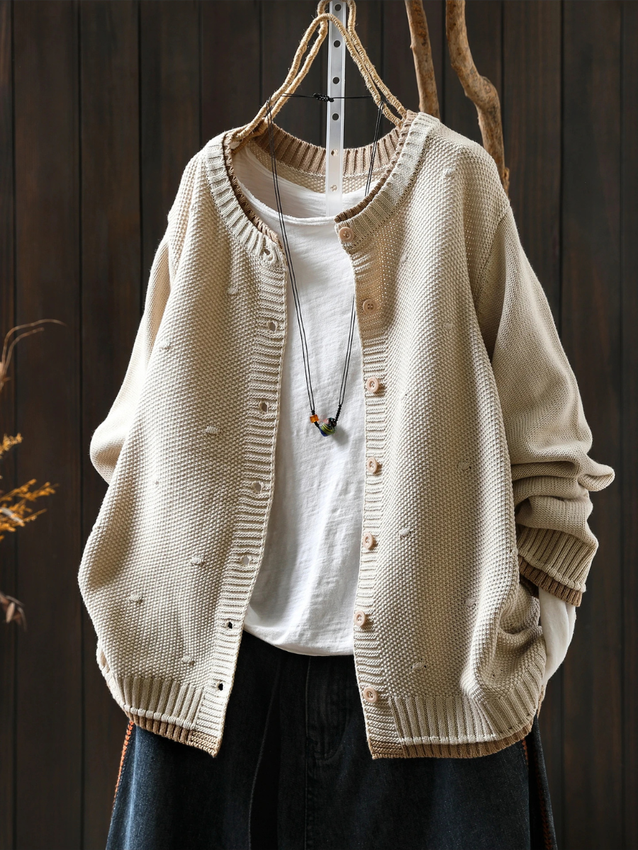 ELLE | TEXTURED CARDIGAN