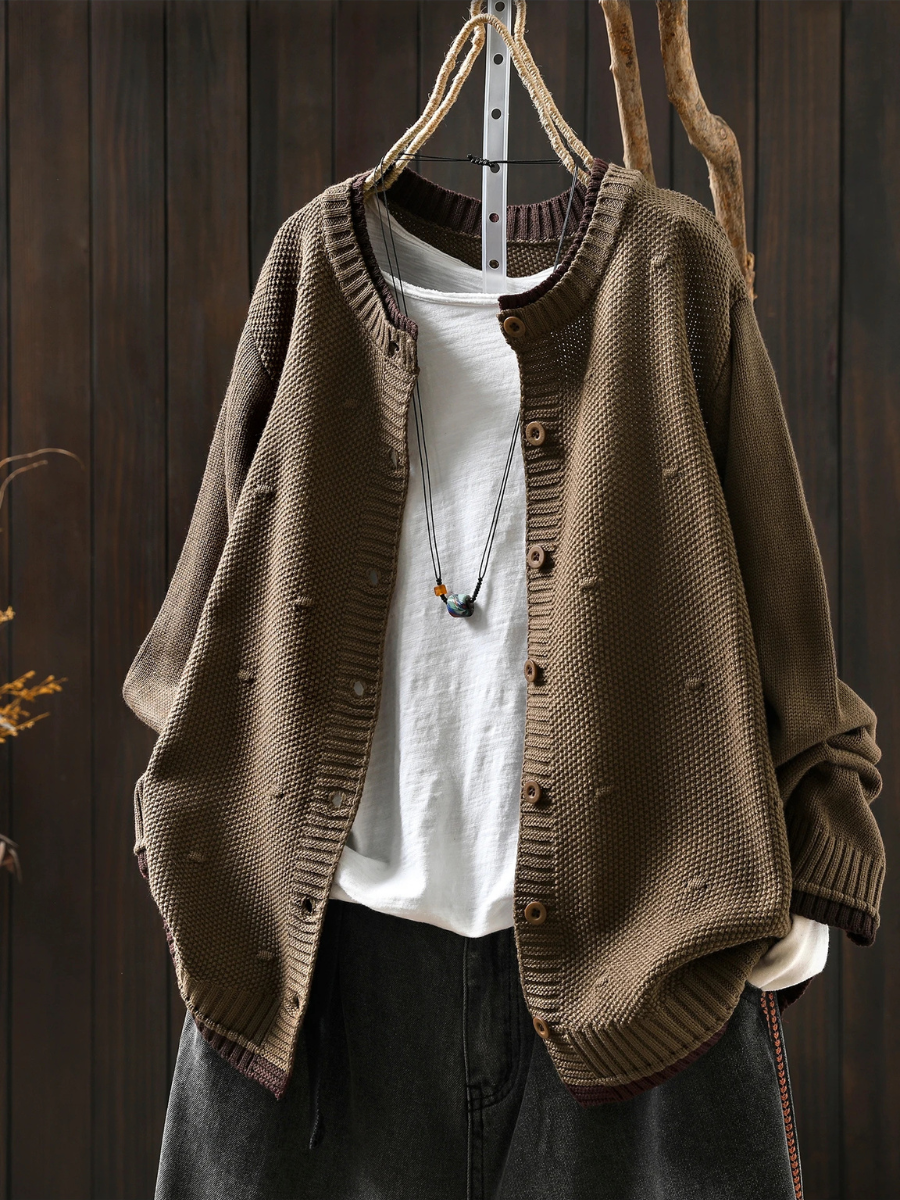 ELLE | TEXTURED CARDIGAN