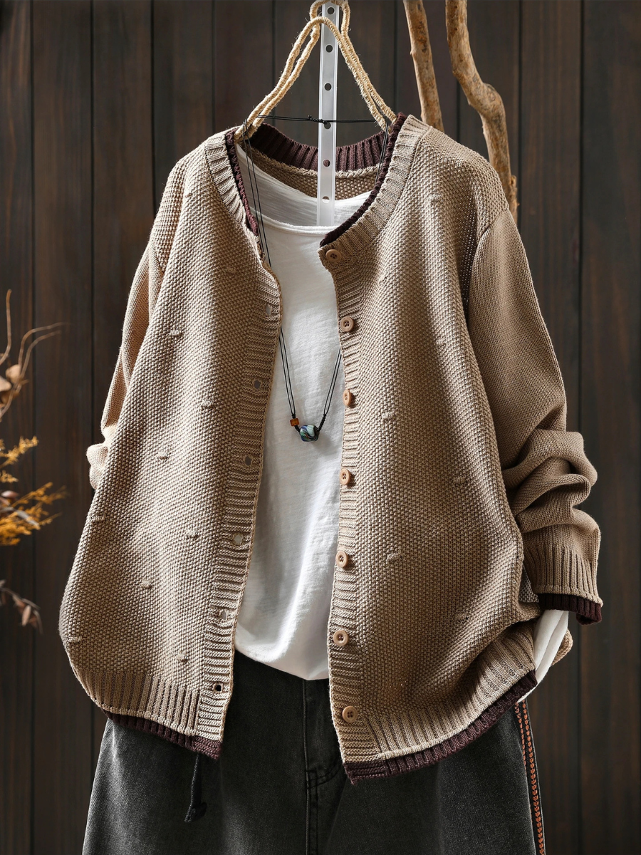 ELLE | TEXTURED CARDIGAN