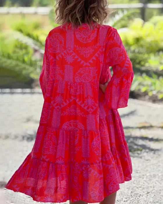 Samantha™ - Chic Bohemian Sleeve Dress