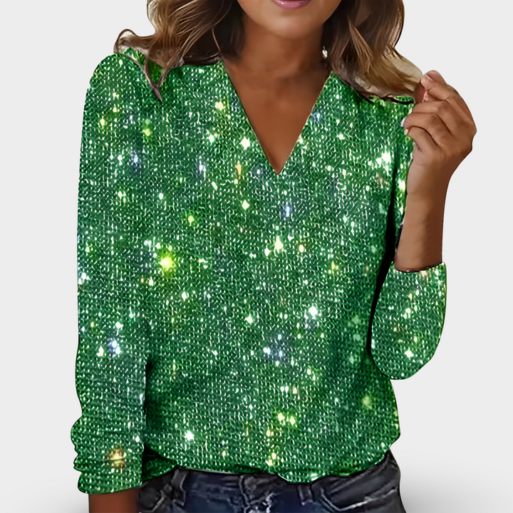 Victoria™ - V-neck Diamond Top