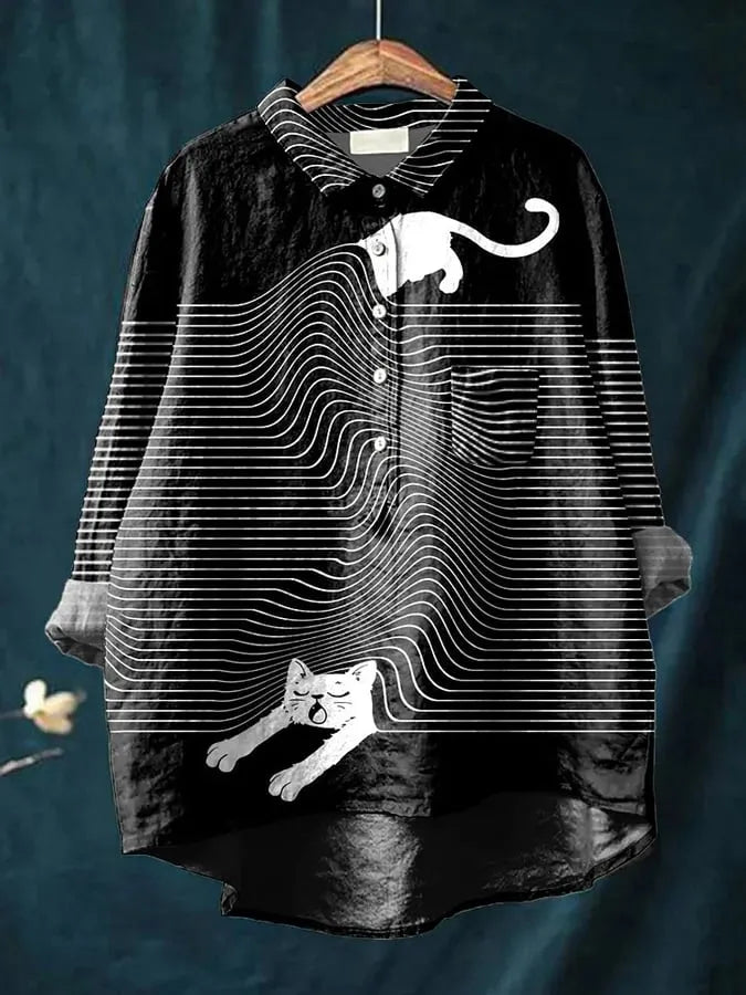 Elle | Cat Art Shirt