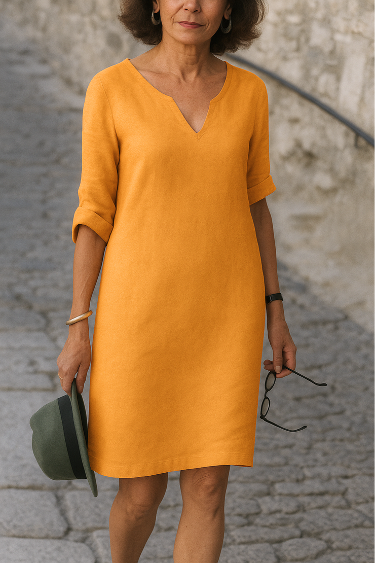 Melanie | Elegant V-Neck Dress