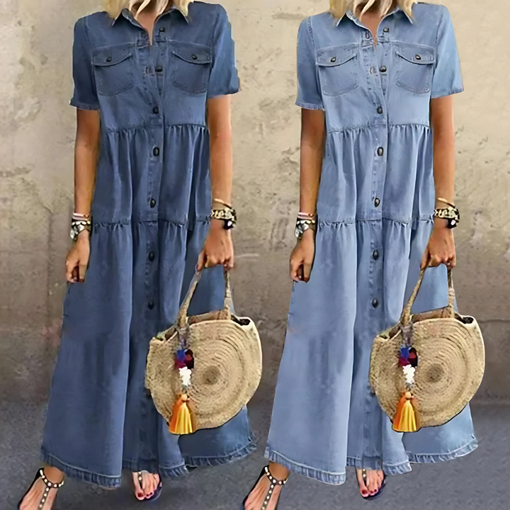 Barbara | Classic Denim Dress