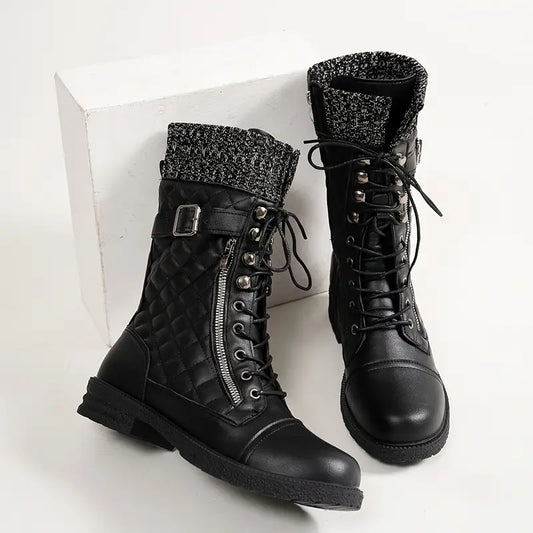 Sofie - Chic and Cozy Leather Boots