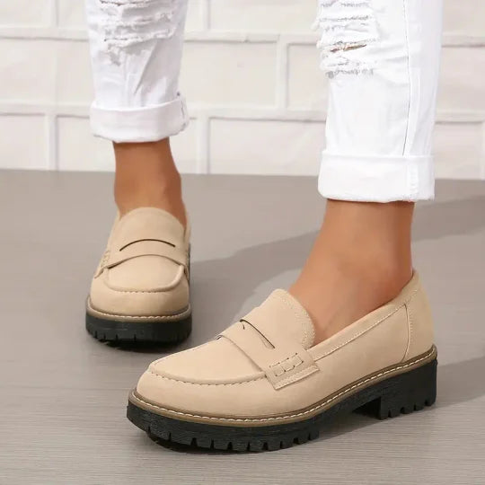 Vivienne™ | Timeless Suede Loafers