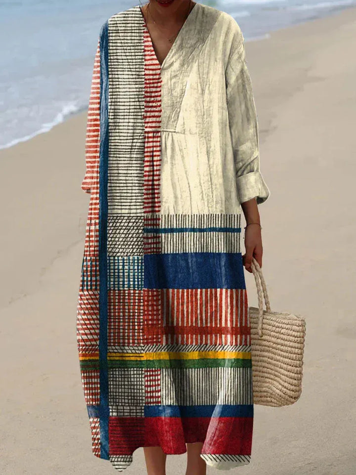 Lisa | Elegant Geometric Dress
