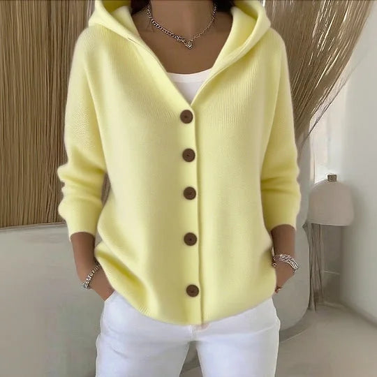 Nancy | Soft Knit Hooded Cardigan