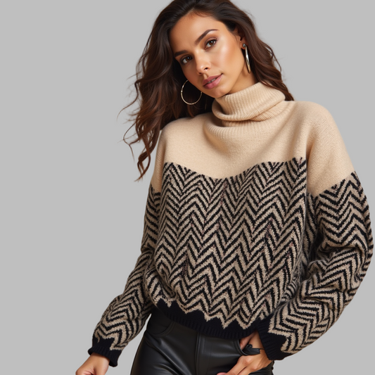 Tilly | Minimalist Turtleneck Knit Sweater