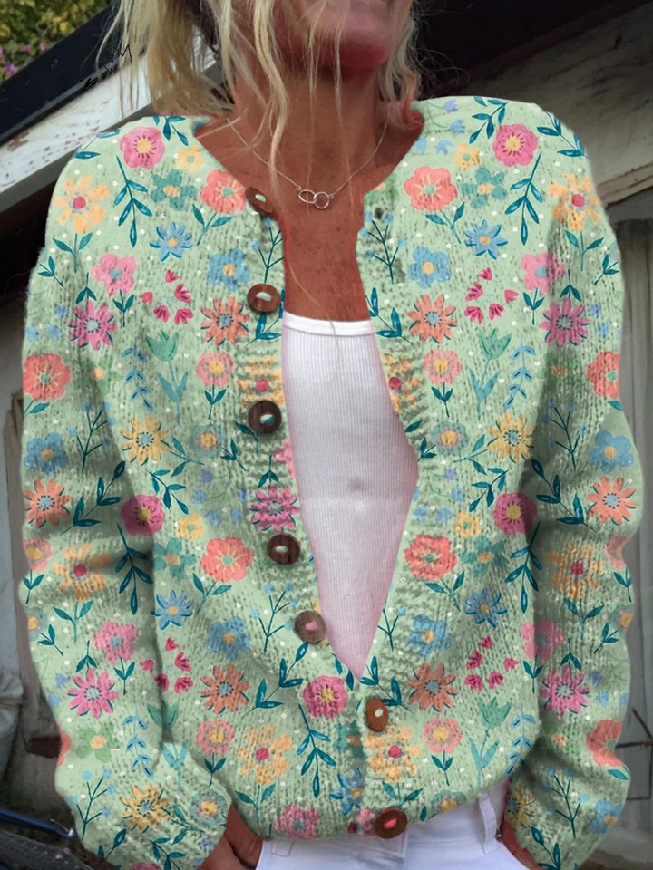 Ella | Summer Field Floral Cardigan