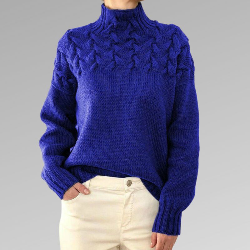 Maeve - Elegant High Neck Sweater