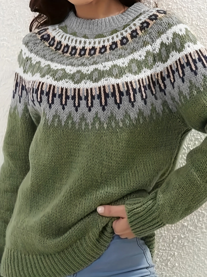 Leena | Cozy Textured Knit Sweater