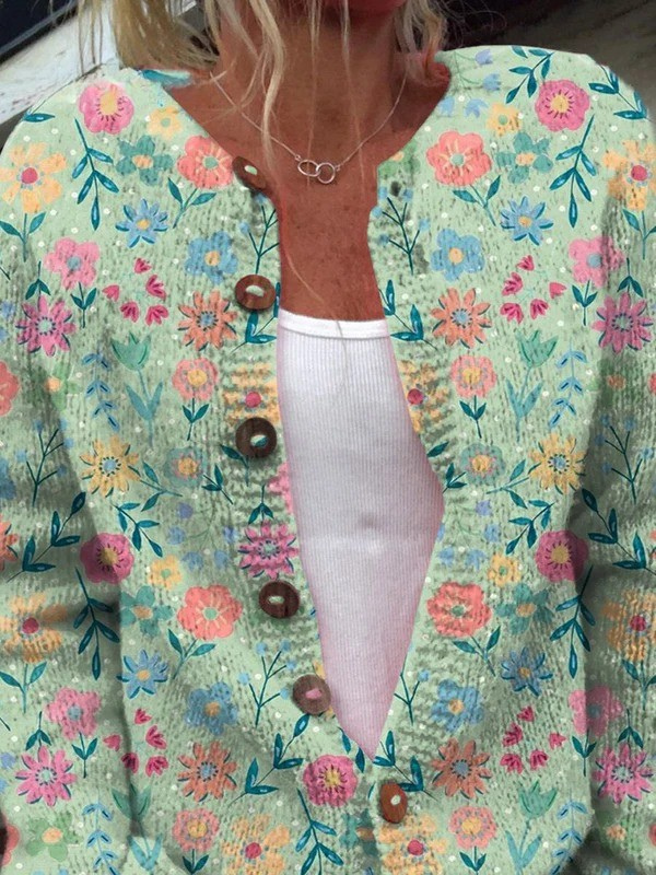 Ella | Summer Field Floral Cardigan