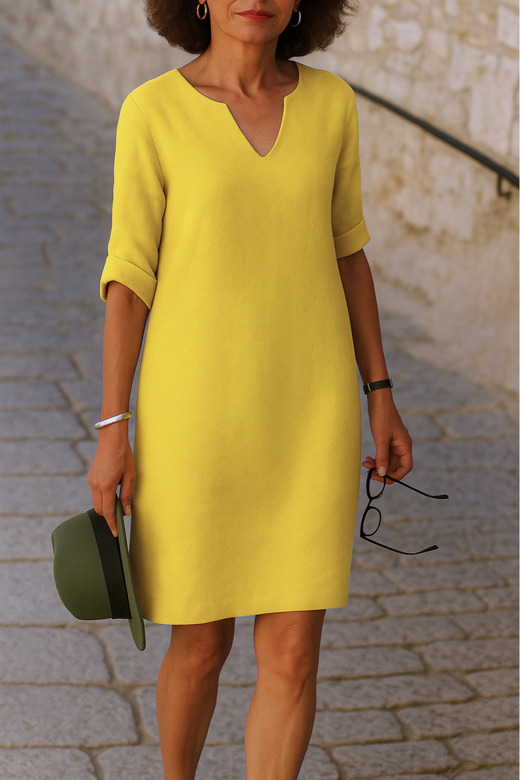 Melanie | Elegant V-Neck Dress