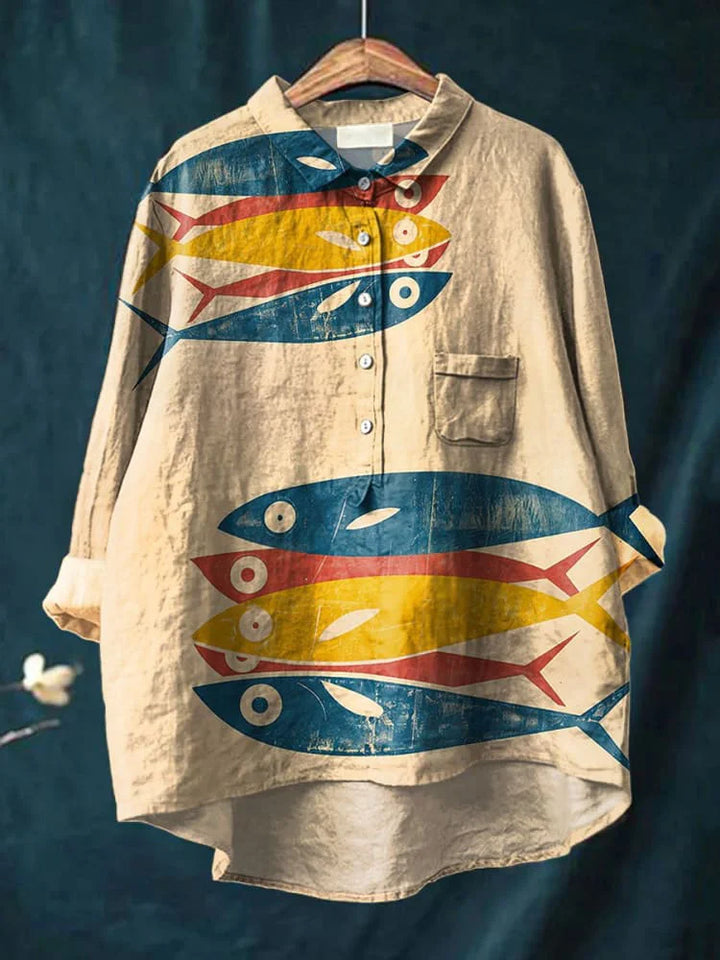 Elle | Fish Art Shirt