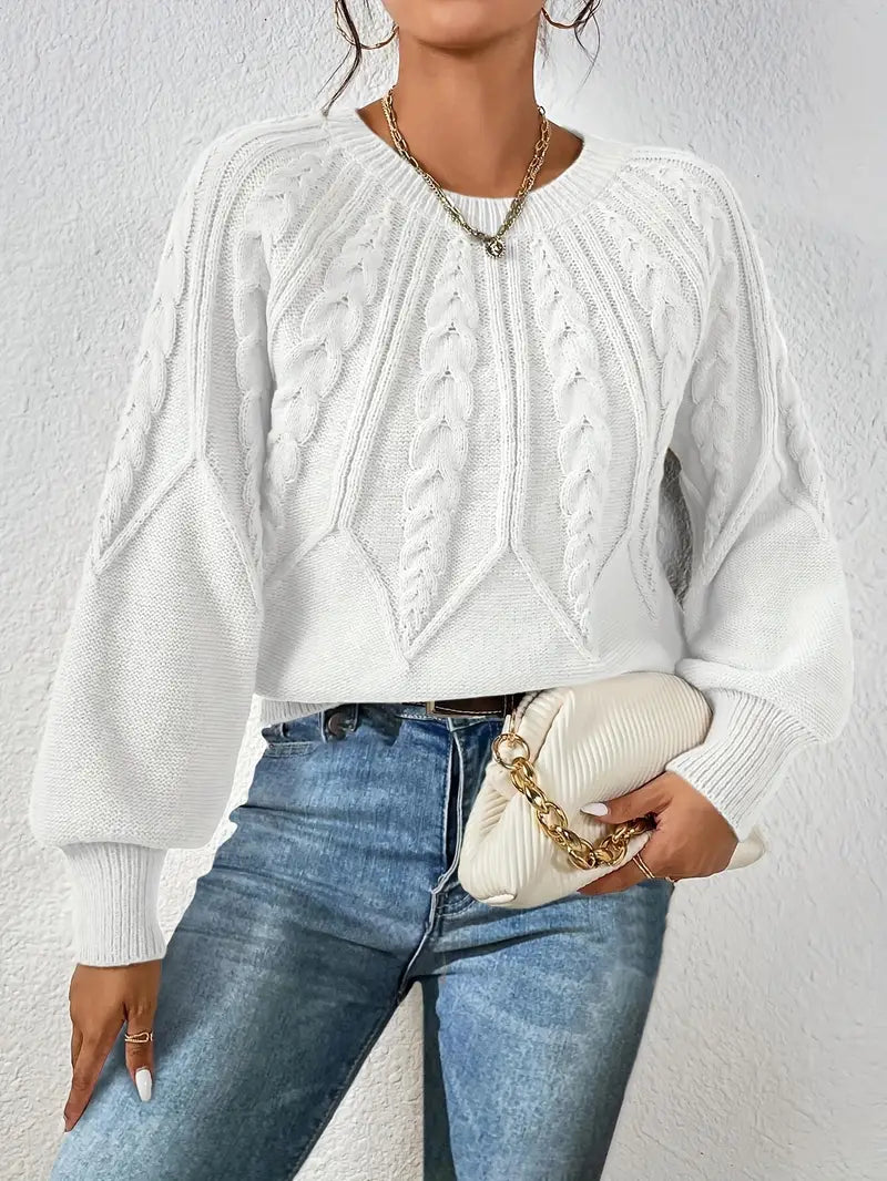 Madelyn - Stylish Knit Sweater
