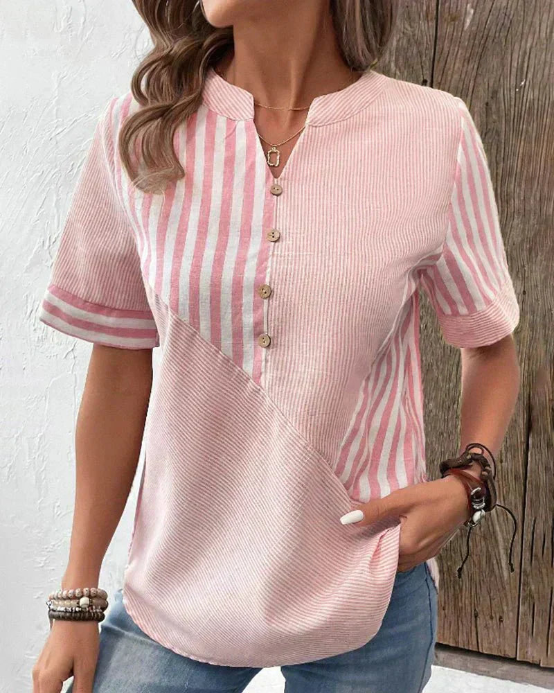 Monroe™ | Striped Soft Blouse