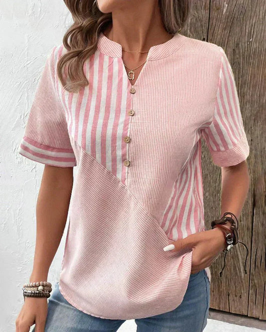 Monroe™ | Striped Soft Blouse