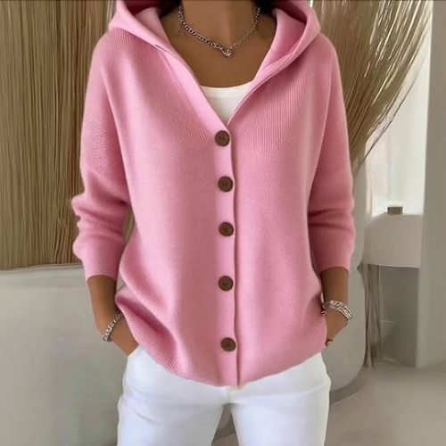 Nancy | Soft Knit Hooded Cardigan