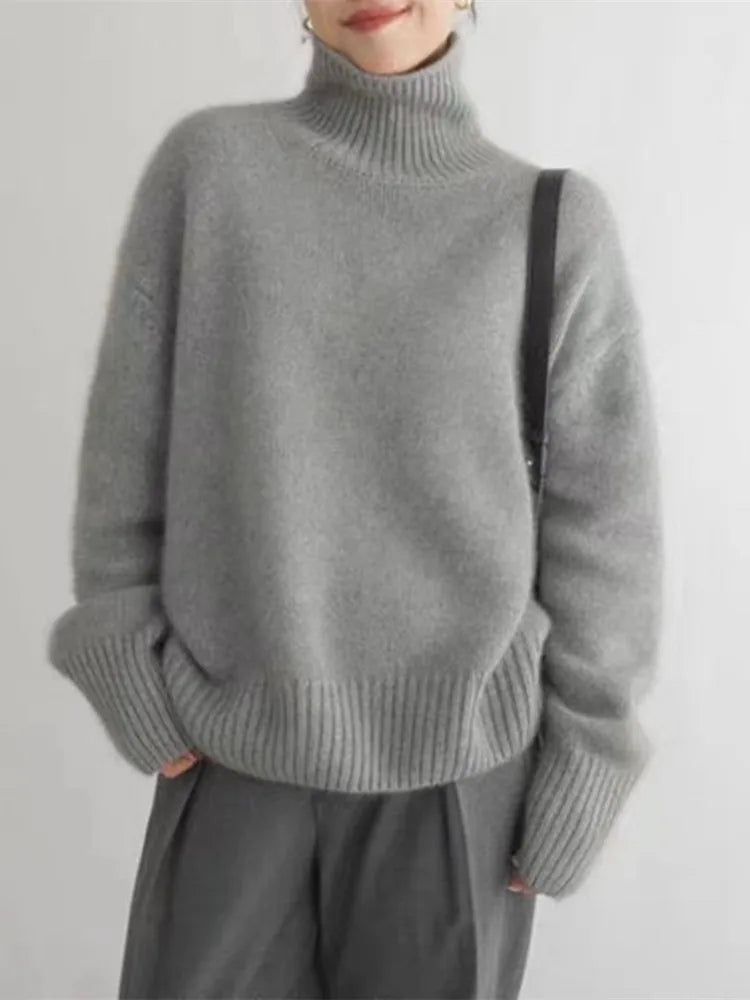 Zoey - Comfy Soft Turtleneck Sweater
