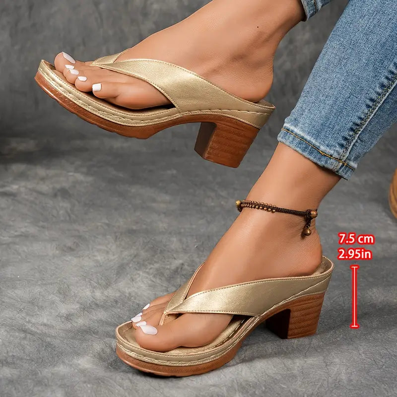 BellaStride™ Orthopedic Comfort Heel Sandals